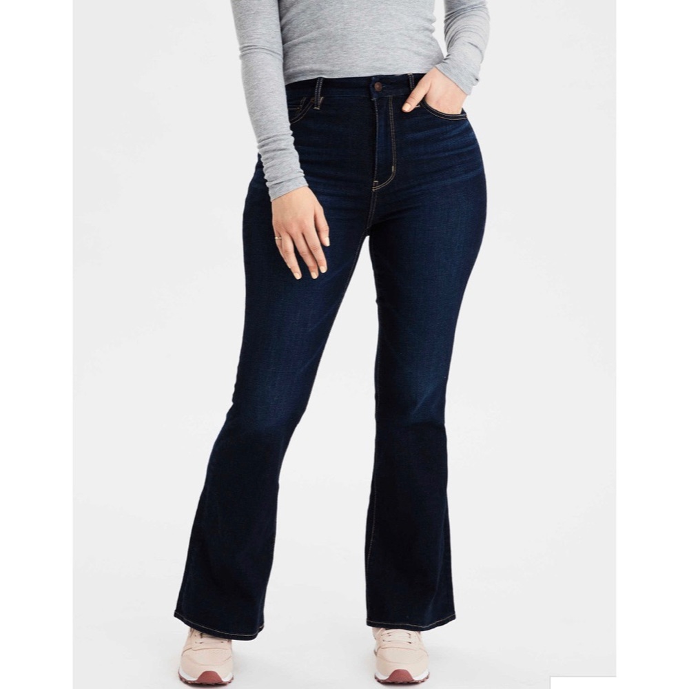 Curvy Super High Waist Flare Jeans